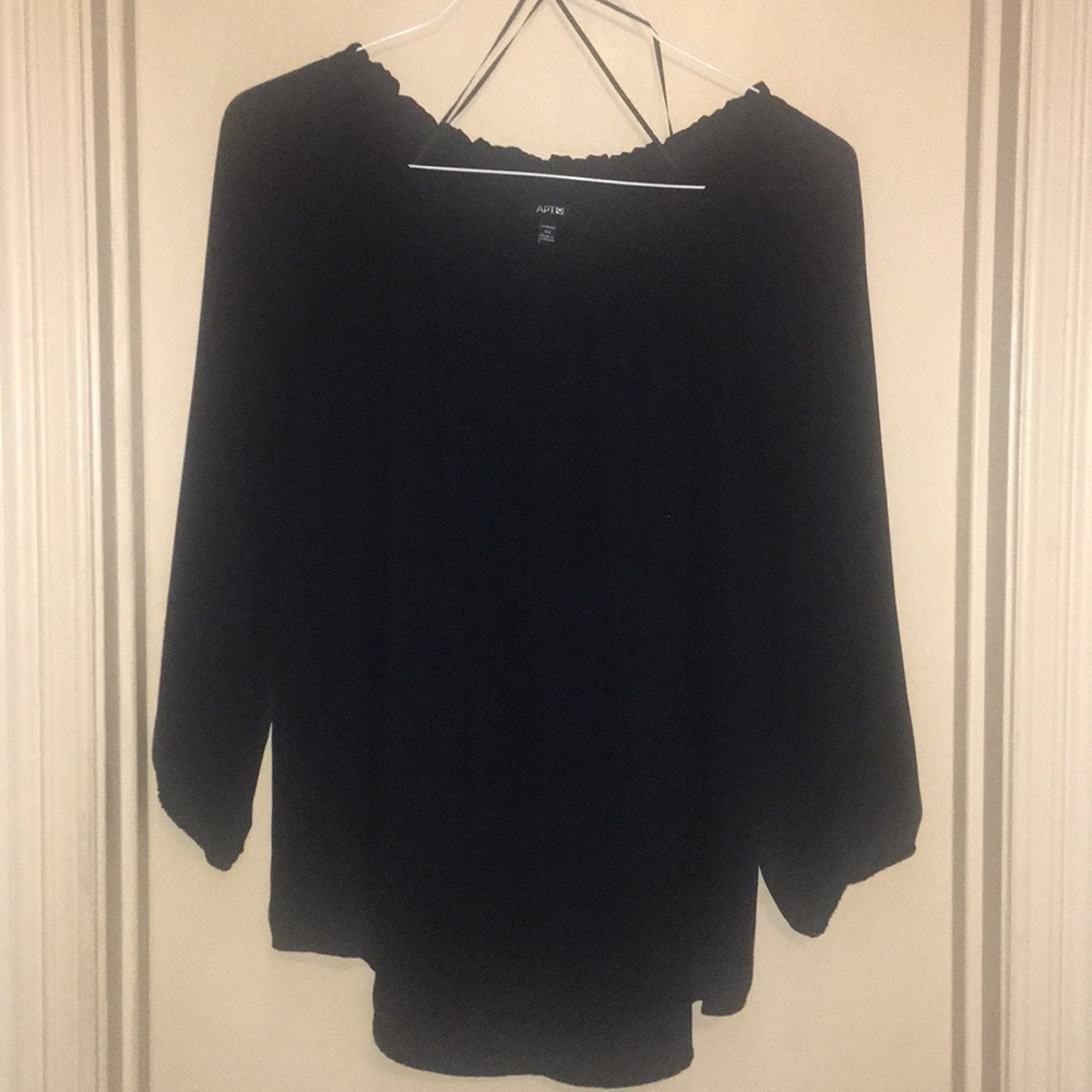 🚫SOLD🚫100% polyester Black blouse